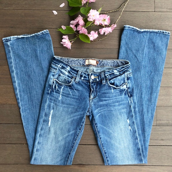 PAIGE Denim - Paige Laurel Canyon Low Rise Boot Cut Jeans EUC 24